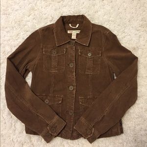 Abercrombie and Fitch Brown Corduroy Jacket